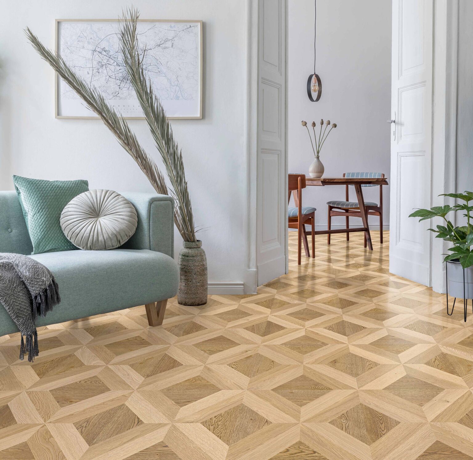 Suelos laminados de fabricación europea en Madrid
